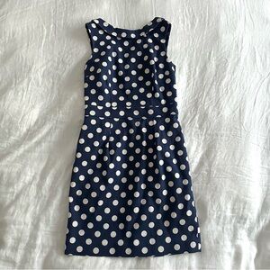 Boden Textured Polka Dot Dress